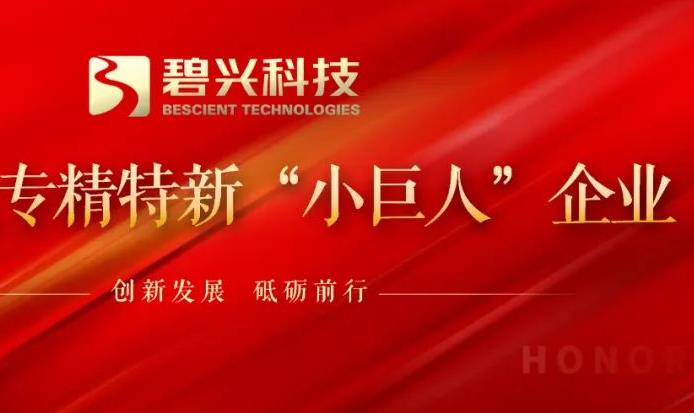 專(zhuān)精特新“小巨人”企業(yè)稱(chēng)號(hào)