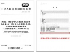 基于MALDI-TOF質(zhì)譜分析技術(shù)的GB/T 42699.2-2023將于2024-03-01實施